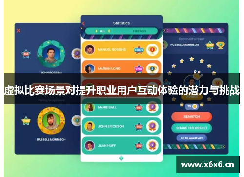 虚拟比赛场景对提升职业用户互动体验的潜力与挑战